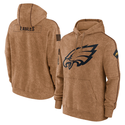 Philadelphia Eagles 2023 Salute To Service Club Pullover Hoodie Cheap sale Birthday and Christmas gifts Stitched American Football Jerseys