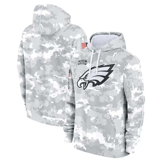 Philadelphia Eagles 2024 Salute To Service Club Pullover Hoodie Cheap sale Birthday and Christmas gifts Stitched American Football Jerseys