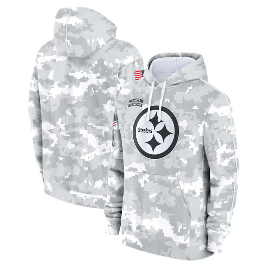 Pittsburgh Steelers 2024 Salute To Service Club Pullover Hoodie Cheap sale Birthday and Christmas gifts Stitched American Football Jerseys