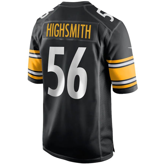 Pittsburgh Steelers #56 Alex Highsmith Black Game Jersey Stitched American Football Jerseys