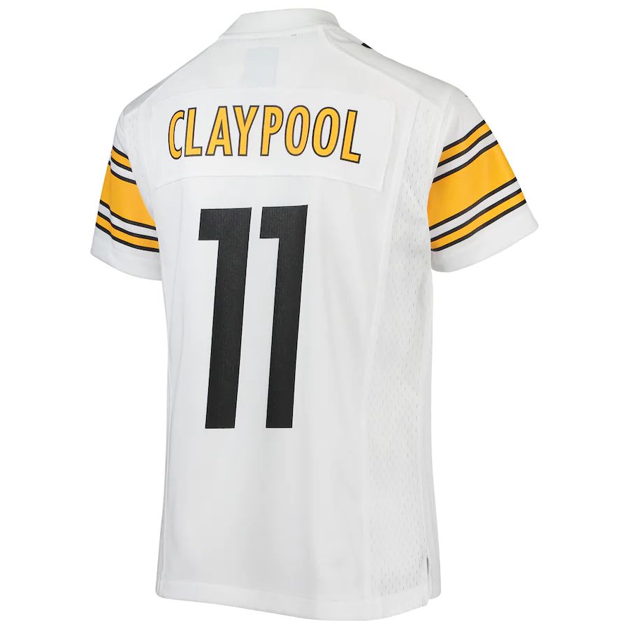 Pittsburgh Steelers #11 Chase Claypool White Game Jersey Stitched American Football Jerseys