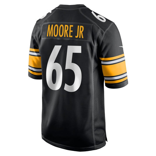 Pittsburgh Steelers #65 Dan Moore Jr. Black Game Jersey Stitched American Football Jerseys