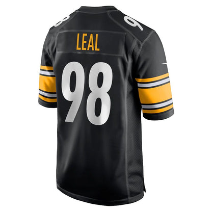 Pittsburgh Steelers #98 DeMarvin Leal Black Game Player Jersey Stitched American Football Jerseys