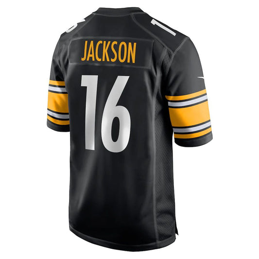 Pittsburgh Steelers #16 Josh Jackson Black Game Player Jersey Stitched American Football Jerseys