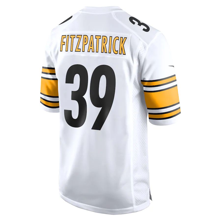 Pittsburgh Steelers #39 Minkah Fitzpatrick White Game Player Jersey Stitched American Football Jerseys