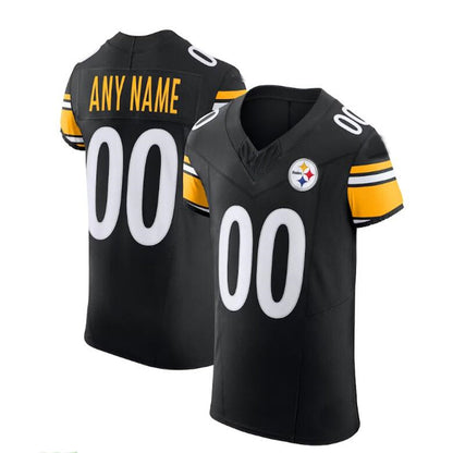 Custom Pittsburgh Steelers Black Vapor F.U.S.E. Elite Jersey Stitched American Football Jerseys