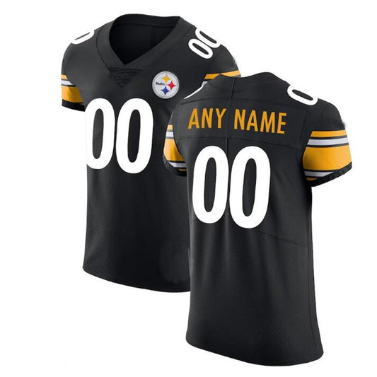 Custom Pittsburgh Steelers Black Vapor Untouchable Elite Jersey Stitched American Football Jerseys