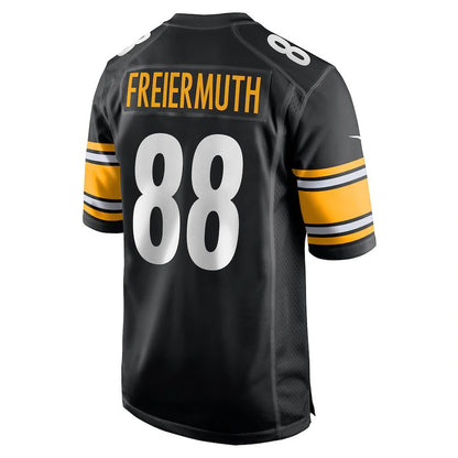 Pittsburgh Steelers #88 Pat Freiermuth Black Game Jersey Stitched American Football Jerseys