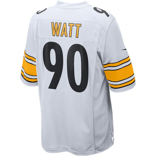 Pittsburgh Steelers #90 T.J. Watt  White Game Jersey Stitched American Football Jerseys