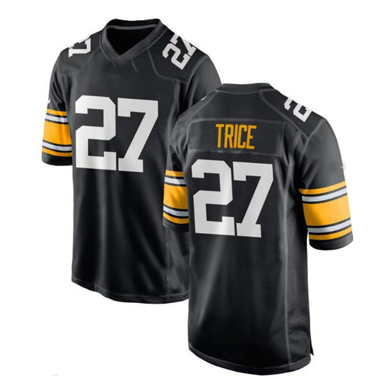 Pittsburgh Steelers #27 Cory Trice Alternate Game Jersey - Black Stitched American Football Jerseys