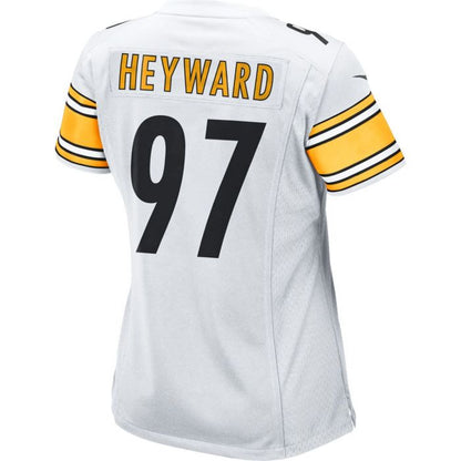 Pittsburgh Steelers #97 Cam Heyward White Game Player Jersey Stitched American Football Jerseys