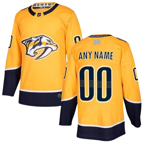 Nashville Predators Home Yellow Team Jersey