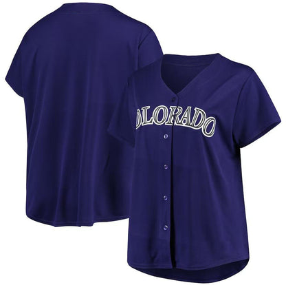 Colorado Rockies Purple Alternate Replica Team Baseball Jersey