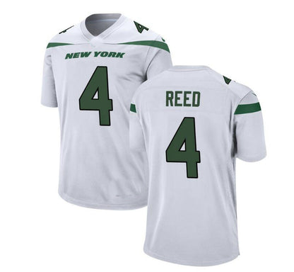 New York Jets #4 DJ Reed WHITE Game Jersey Stitched American Football Jerseys