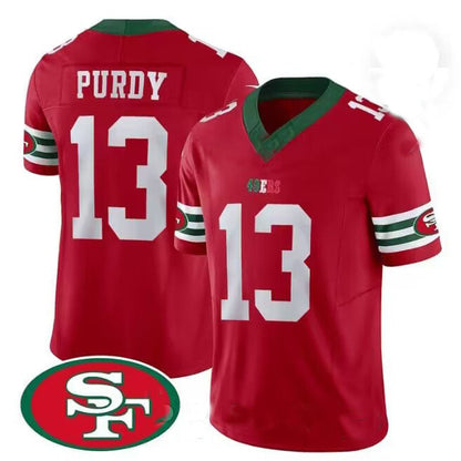 San Francisco 49ers #13 Brock Purdy Game Player Jersey Scarlet Stitched American Football Jerseys