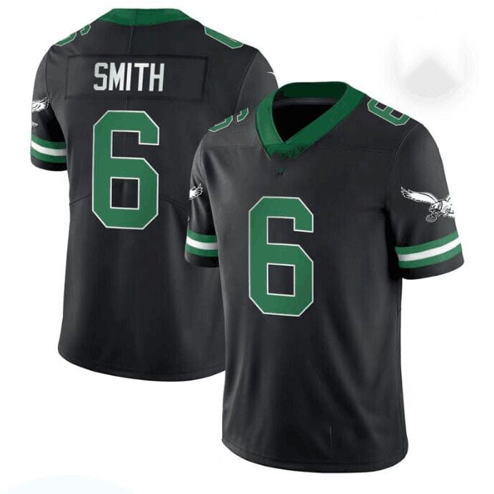 Philadelphia Eagles #6 DeVonta Smith Black Vapor Limited Jersey Stitched American Football Jerseys