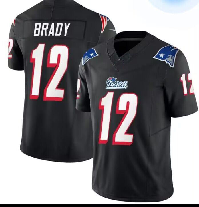 New England Patriots #12 Tom Brady Navy Game Retired Player Jersey Stitched American Football Jerseys