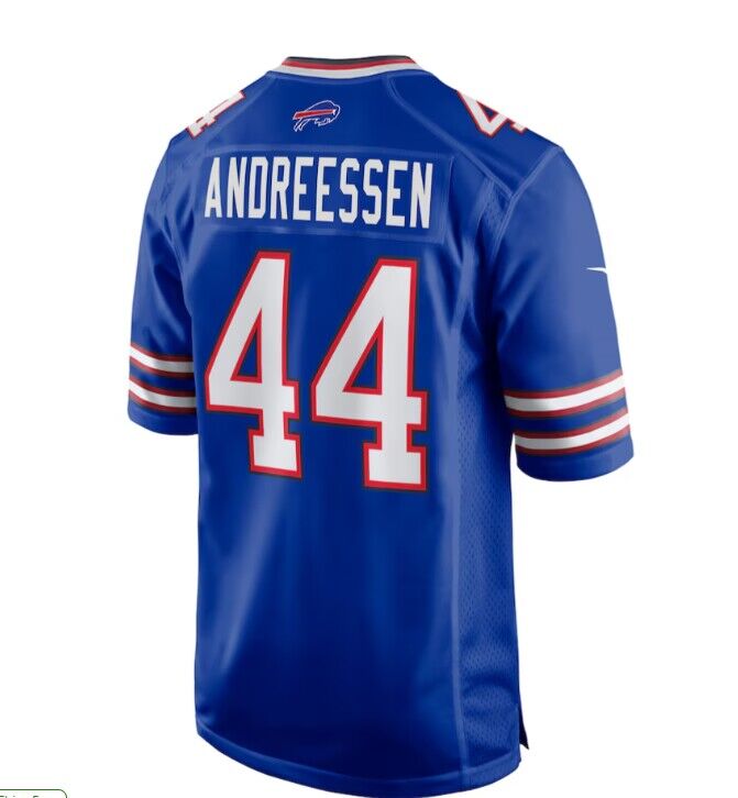 Buffalo  Bills #44 Joe Andreeson Royal Team Game Player Jersey American Stitched Football Jerseys