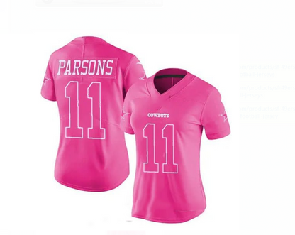 Dallas Cowboys #11 Micah Parsons pink Alternate Game Jersey Stitched American Football Jerseys