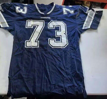 Dallas Cowboys #73 Larry Allen  Vintage Navy Stitched American Football Jerseys