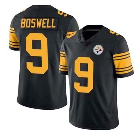 Pittsburgh Steelers #9 Chris Boswell Black Vapor Untouchable Color Rush Limited Player Jersey Stitched American Football Jerseys