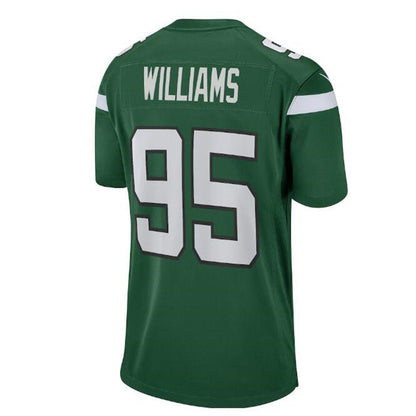 New York Jets #95 Quinnen Williams Game Jersey - Gotham Green Stitched American Football Jerseys