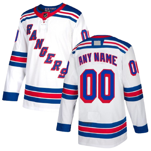 New York Rangers Away White Team Jersey