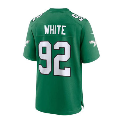 Philadelphia Eagles #92 Reggie White Alternate Game Jersey - Kelly Green Stitched American Football Jerseys