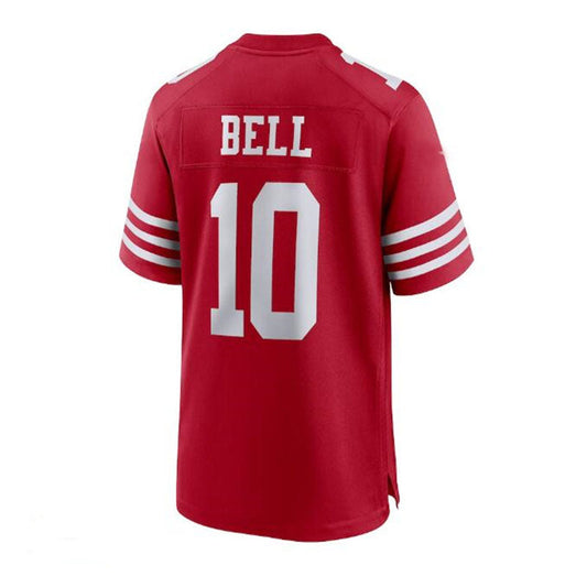 San Francisco 49ers #10 Ronnie Bell Team Game Jersey - Scarlet Stitched American Football Jerseys