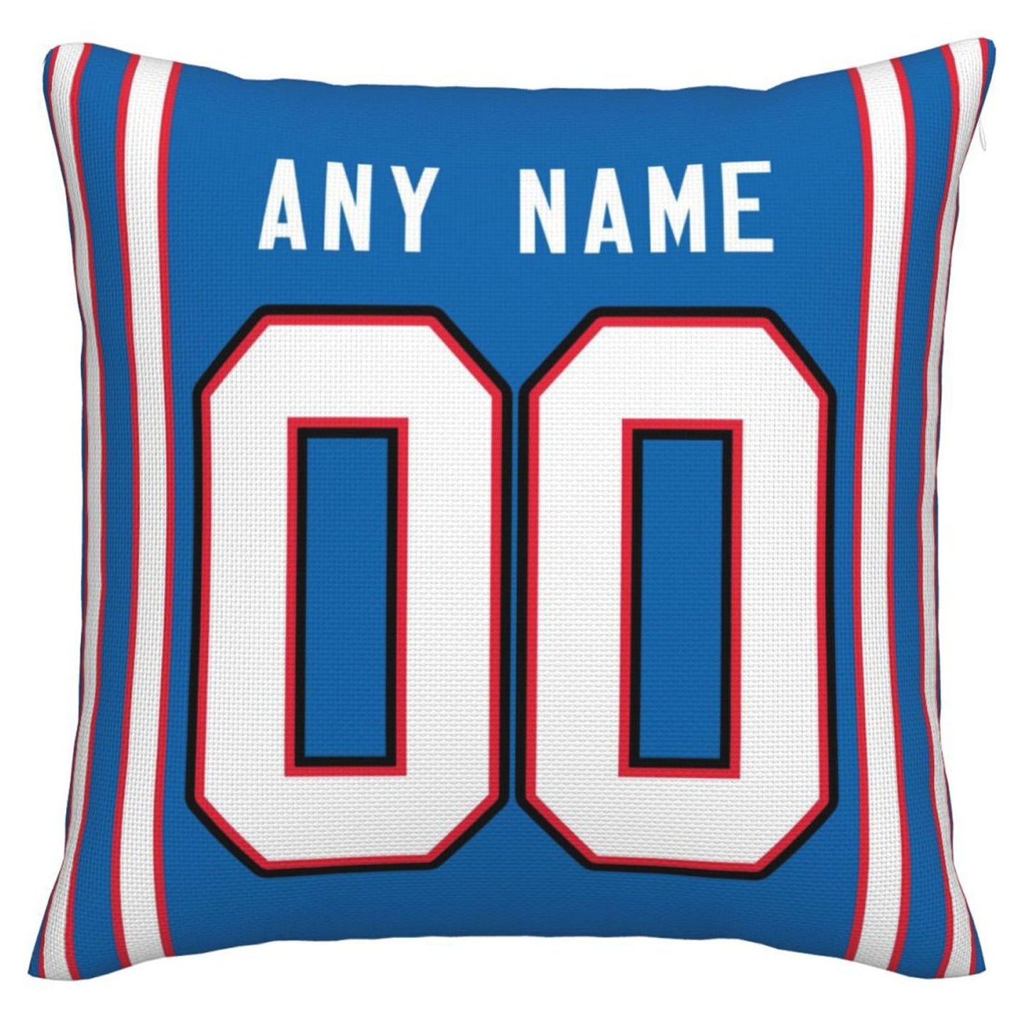 Custom Buffalo  Bills Pillow Royal Football Team Decorative Throw Pillow Case Print Personalized Football Style Fans Letters & Number Birthday Gift Football Pillows