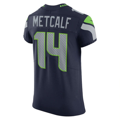 S.Seahawks #14 DK Metcalf College Navy Vapor Elite Player Jersey Stitched American Football Jerseys