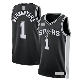 San Antonio Spurs Black Team Jersey