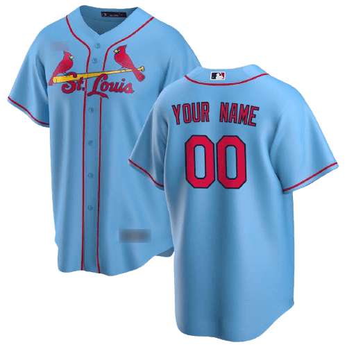 St. Louis Cardinals Light Blue Alternate Team Jersey