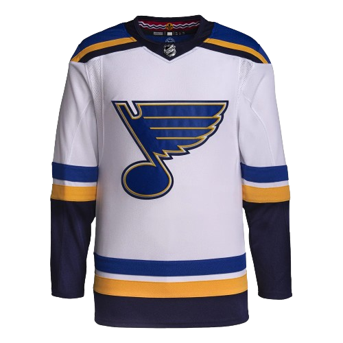 St. Louis Blues Away White Team Jersey