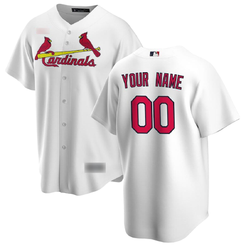 St. Louis Cardinals White Home Team Jersey