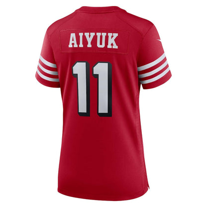 San Francisco 49ers #11 Brandon Aiyuk Scarlet Alternate Game Jersey Stitched American Football Jerseys