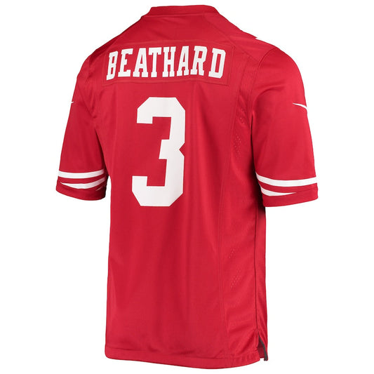 San Francisco 49ers #3 C.J. Beathard Scarlet Game Player Jersey Stitched American Football Jerseys