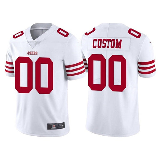 Custom San Francisco 49ers 2022 New White Vapor Untouchable Stitched American Football Jerseys