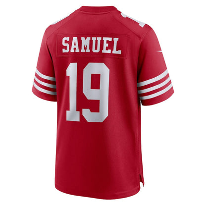 San Francisco 49ers #19 Deebo Samuel Scarlet Player Game Jersey Stitched American Football Jersey