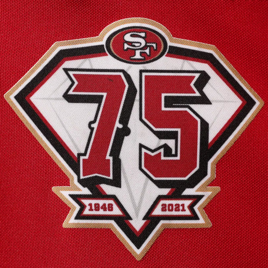 San Francisco 49ers #19 Deebo Samuel Scarlet 75th Anniversary Alternate Red Stitched Game Jersey