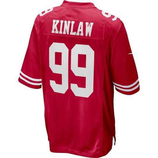 San Francisco 49ers #99 Javon Kinlaw Scarlet Game Jersey Stitched American Football Jerseys