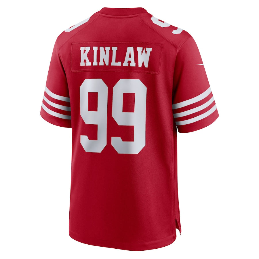 San Francisco 49ers #99 Javon Kinlaw Scarlet Team Player Game Jersey Stitched American Football Jerseys