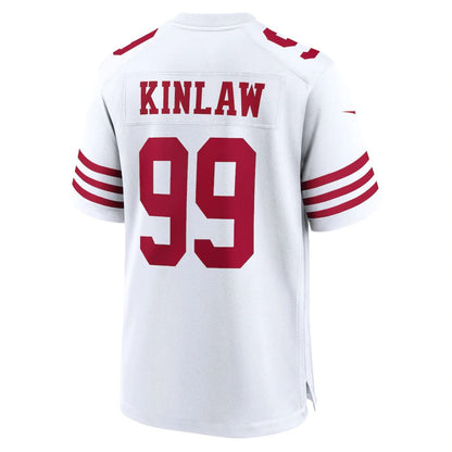 San Francisco 49ers #99 Javon Kinlaw White Player Game Jersey Stitched American Football Jerseys