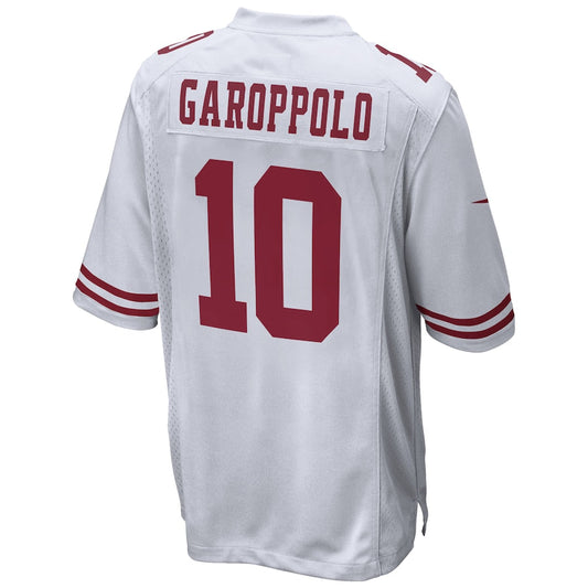 San Francisco 49ers #10 Jimmy Garoppolo White Game Jersey Stitched American Football Jerseys