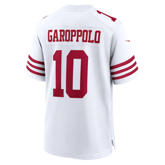 San Francisco 49ers #10 Jimmy Garoppolo White Player Game Jersey Stitched American Football Jerseys