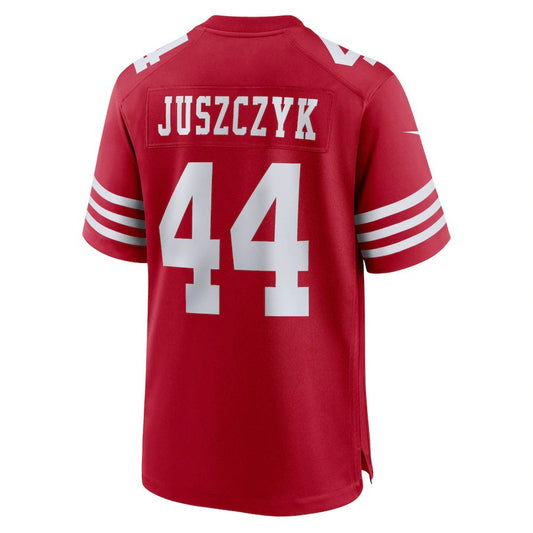 San Francisco 49ers #44 Kyle Juszczyk Scarlet Player Game Jersey Stitched American Football Jerseys