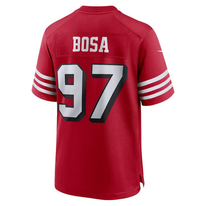 San Francisco 49ers #97 Nick Bosa Scarlet Alternate Game Player Jersey Stitched American Football Jerseys