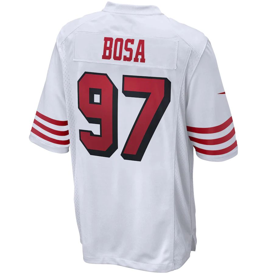 San Francisco 49ers #97 Nick Bosa White Alternate Game Jersey Stitched American Football Jerseys