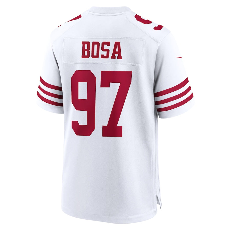 San Francisco 49ers #97 Nick Bosa White Player Game Jersey Stitched American Football Jerseys