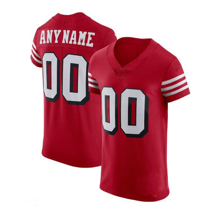 Custom San Francisco 49ers Scarlet Alternate Vapor Elite Jersey Stitched American Football Jerseys